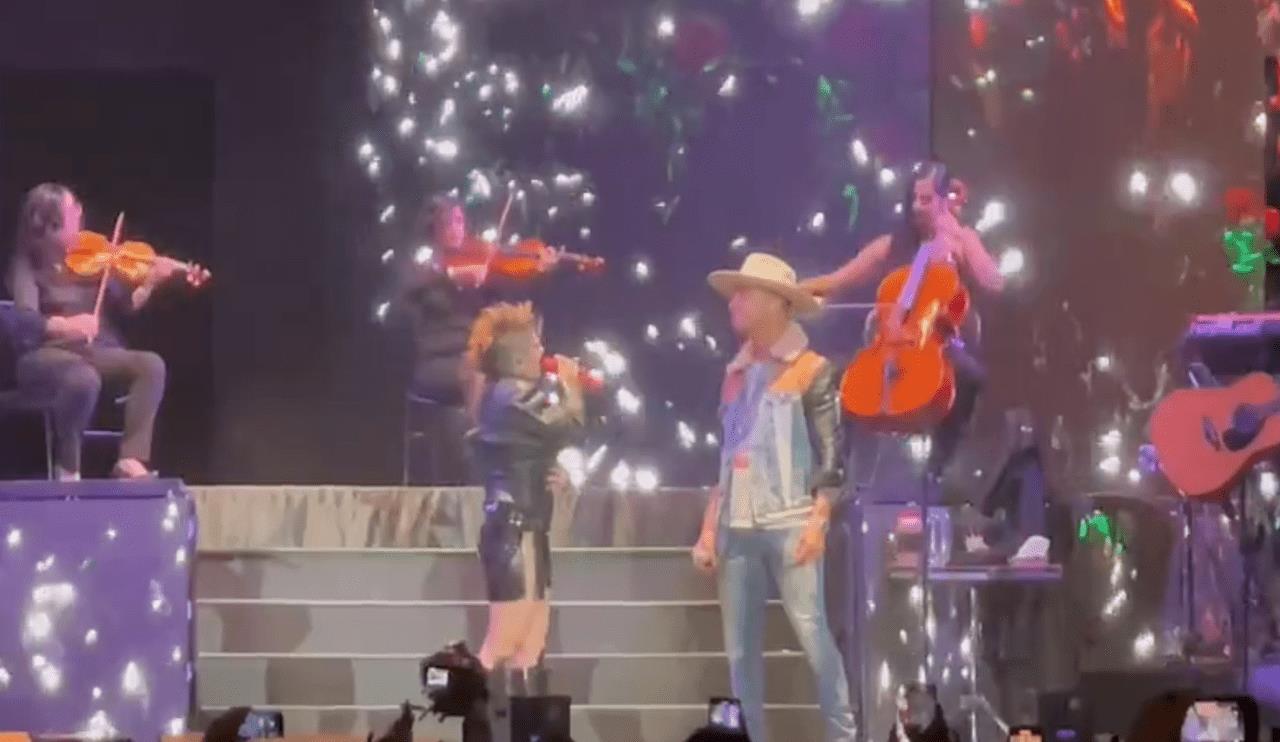 VIDEO: Alejandra Guzmán y Erik Rubín se reencuentran en el escenario