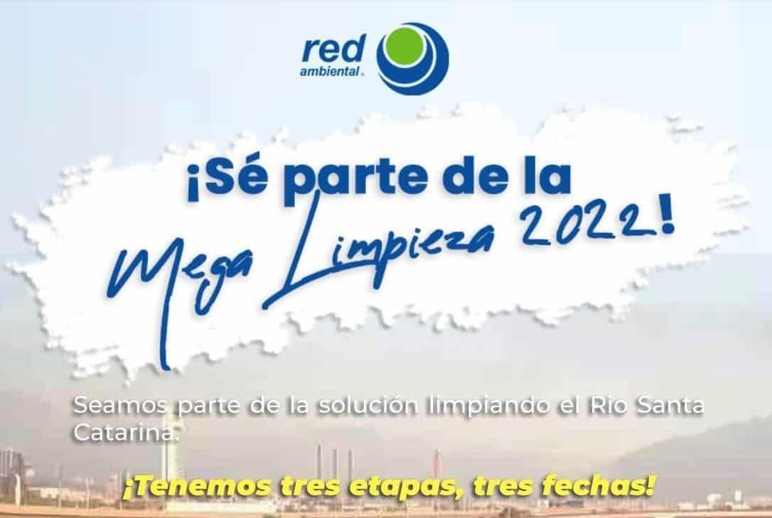 Red Ambiental invita a Mega Limpieza en el río Santa Catarina