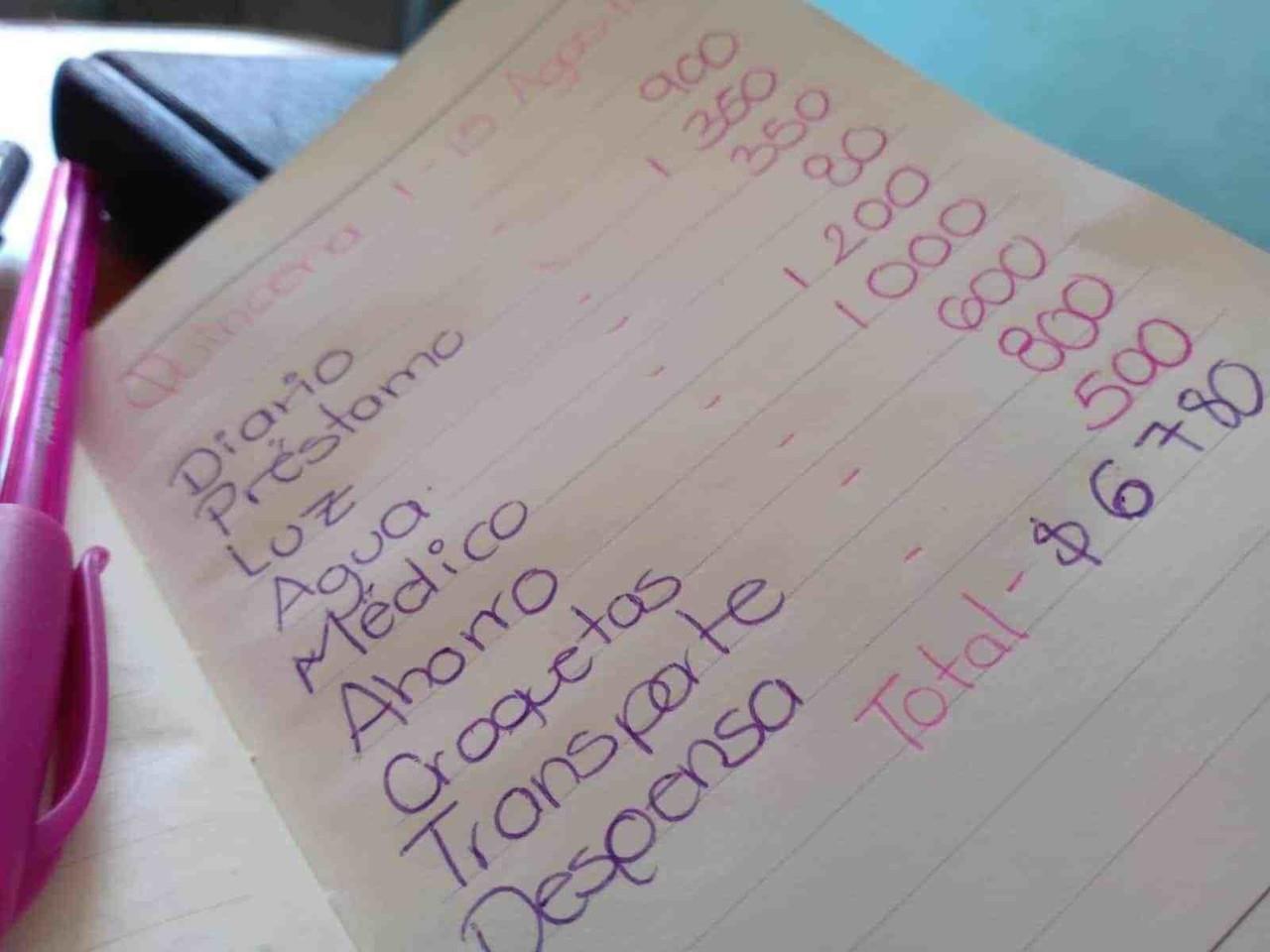 Sólo 8 de cada 10 mexicanos llevan control de sus gastos