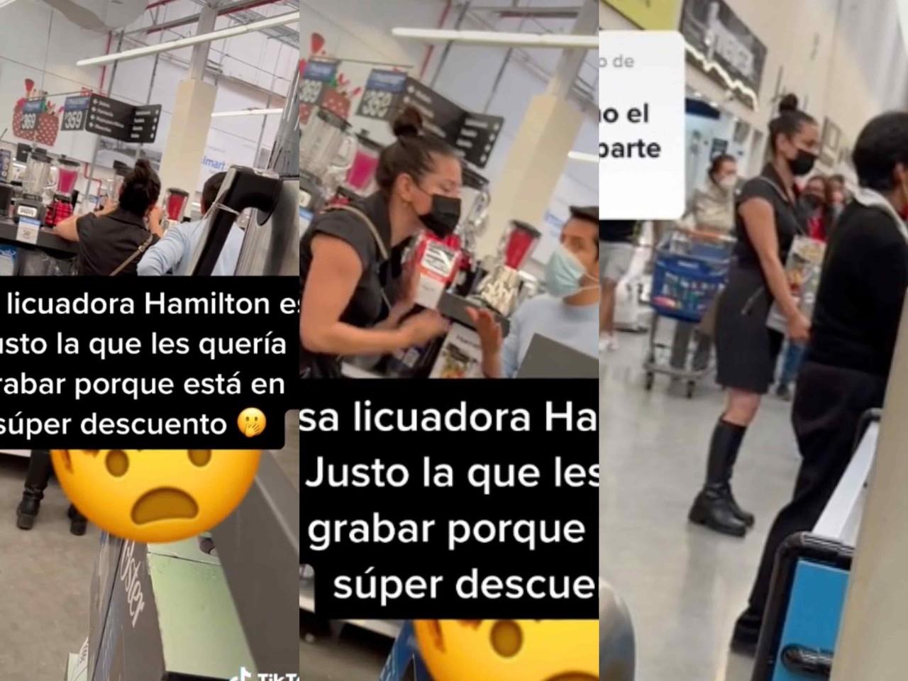 Es la mejor: Captan pelea de pareja en tienda... ¡por una licuadora!