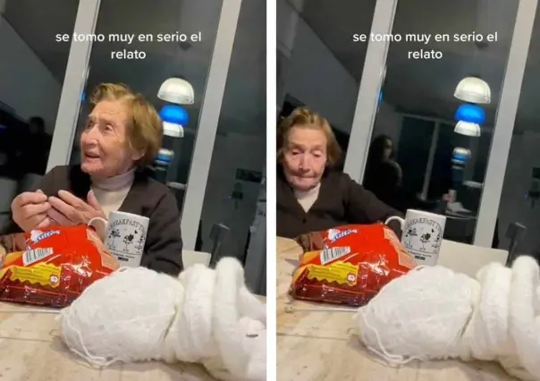 VIDEO: Abuelita imita golazo de chilena de Leo Messi y termina en el suelo