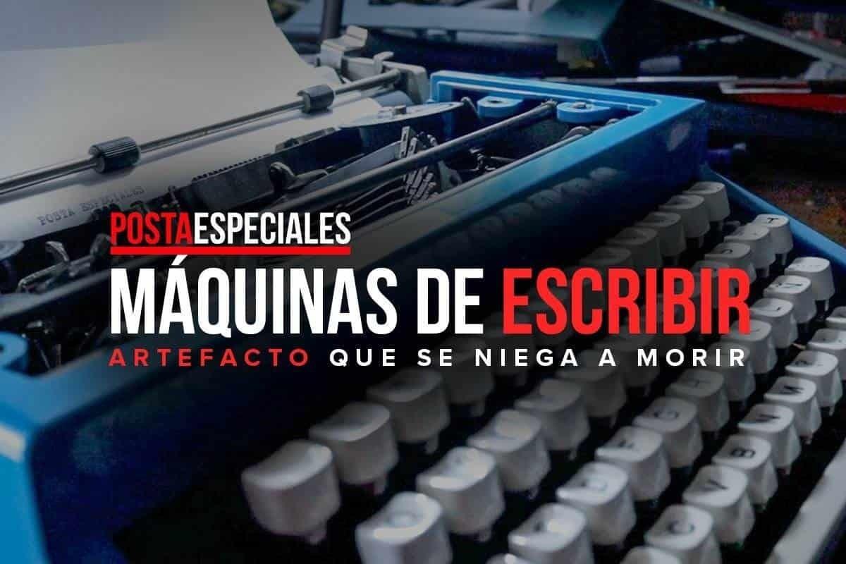 Máquinas de escribir, artefacto que se niega a morir