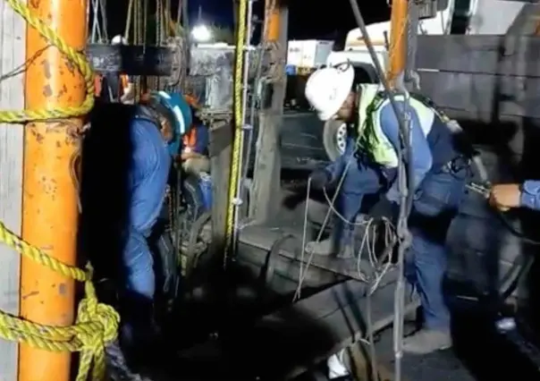 Sacan pilotes de mina Pinabete en Sabinas, Coahuila