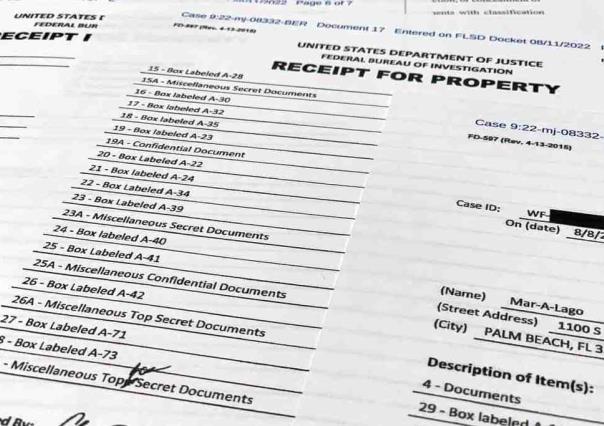 FBI encuentra documentos ultra secretos en residencia de Trump