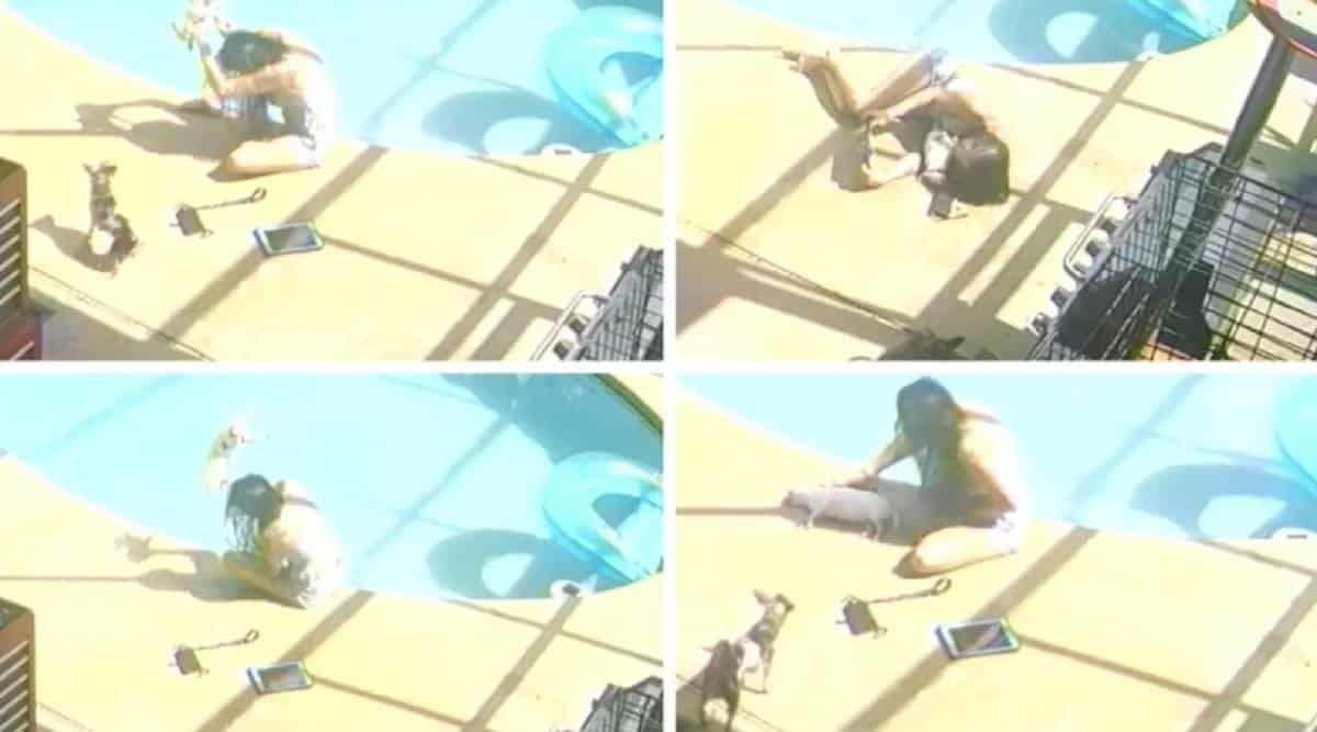 VIDEO: Mujer mata a perrito chihuahua ahogándolo en una alberca