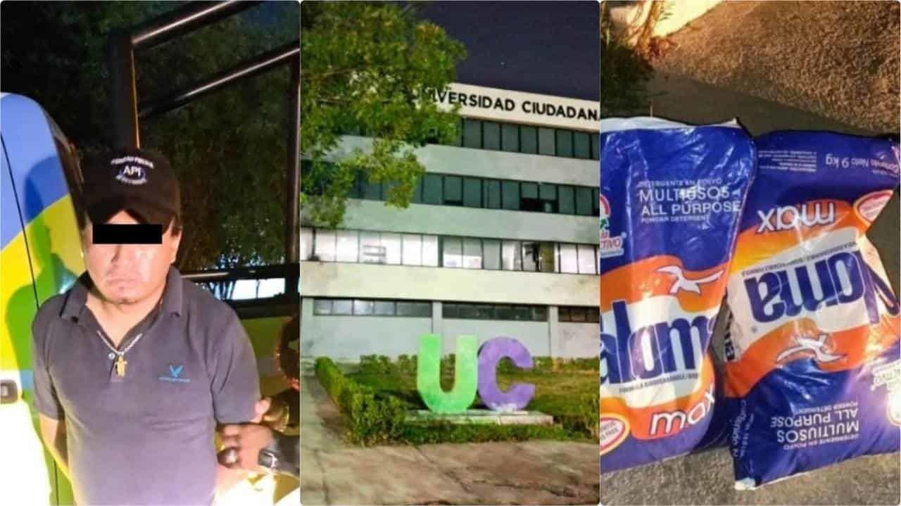 Detienen a hombre por robar detergente en Universidad Ciudadana