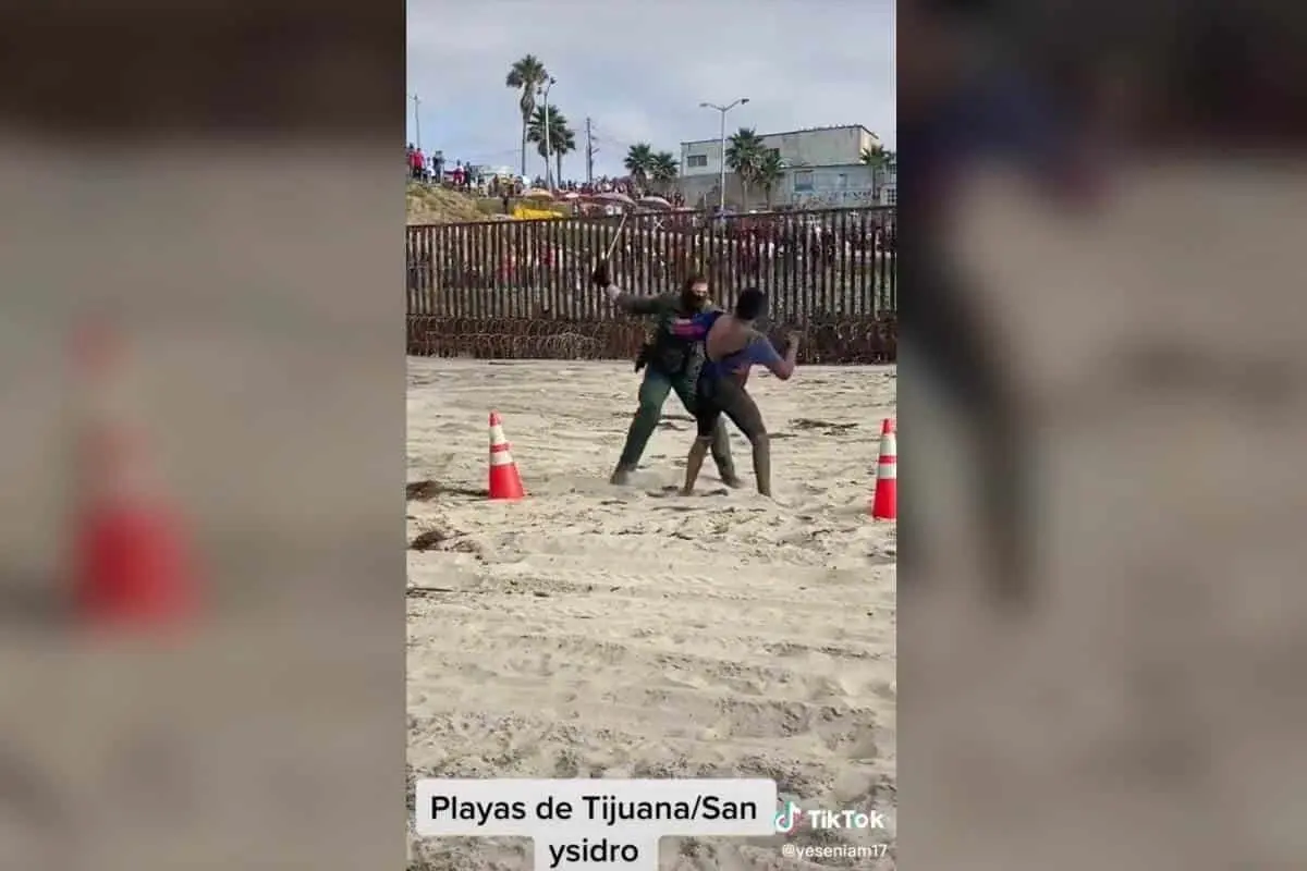 Pelea entre supuesto coyote y agente de Patrulla Fronteriza se hace viral