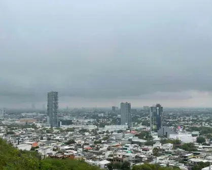 Amanece Monterrey con ambiente lluvioso