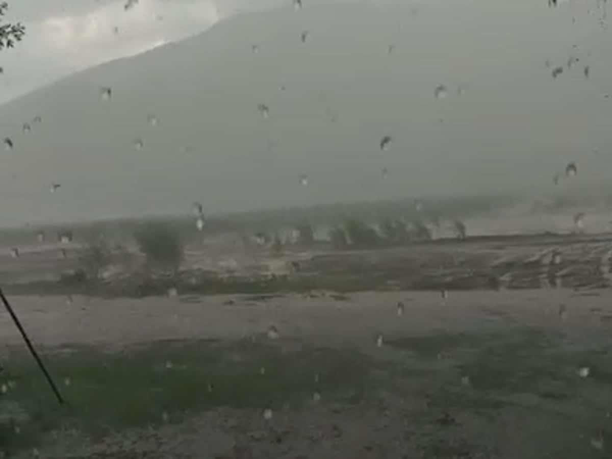 VIDEO: Fuerte lluvia se registra en zona de la presa de La Boca