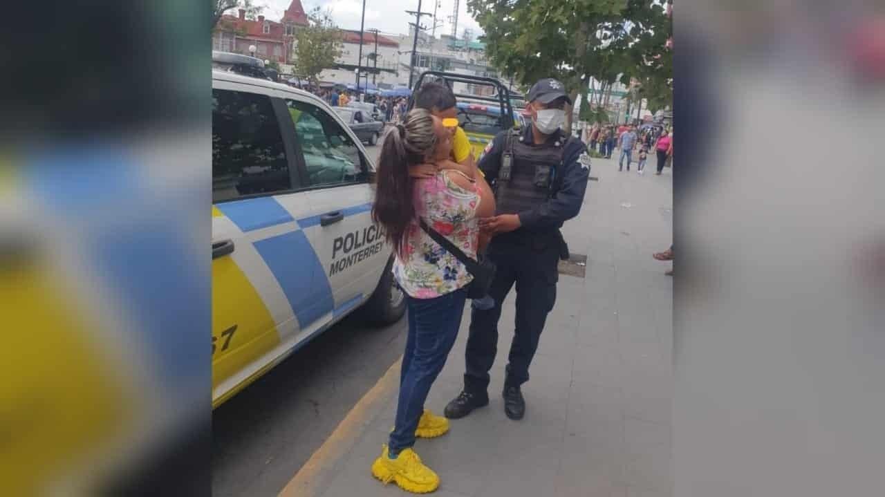 Encuentra policia de Monterrey a niño extraviado