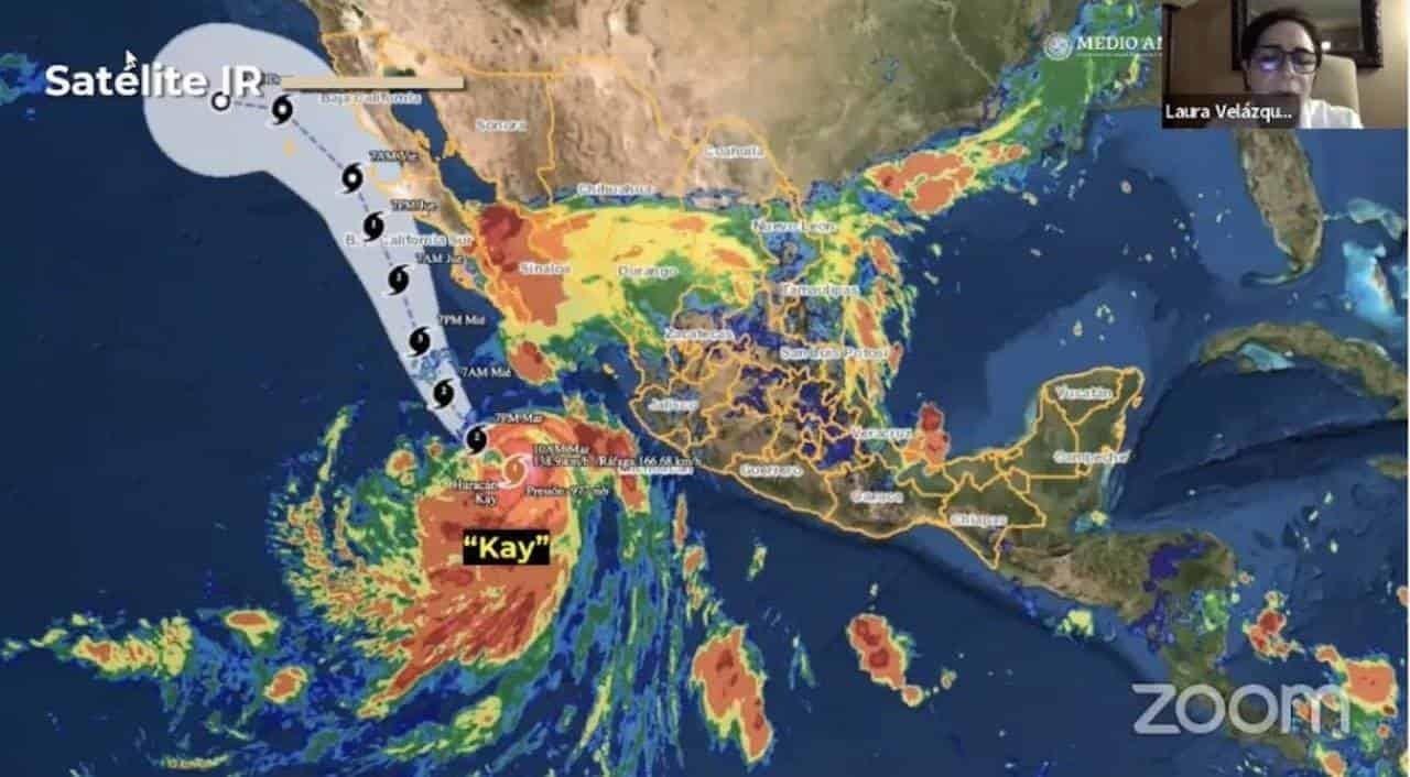 Ordena Semar cierre de puertos en ocho estados del Pacífico por huracán Kay