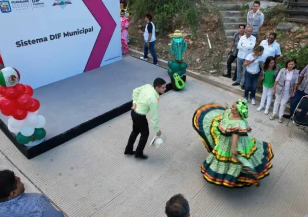 Llevan en Guadalupe festejos patrios a todos los sectores del municipio