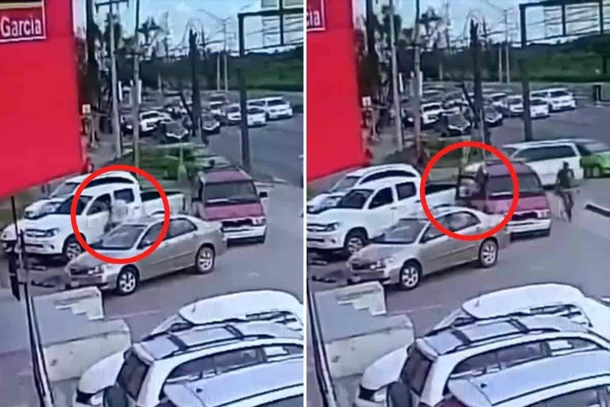Banda de ladrones pegan cristalazos a automovilistas en segundos