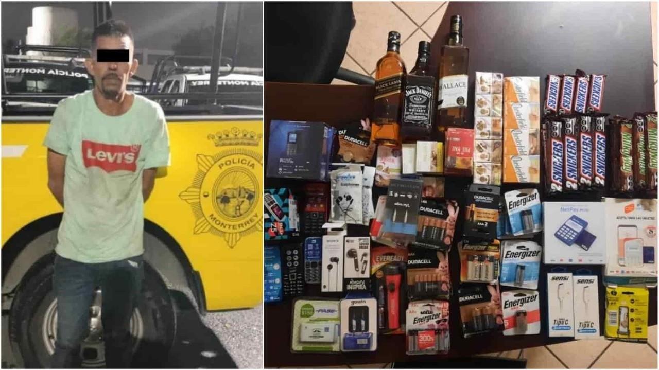 Detienen a hombre por robar en tienda de conveniencia