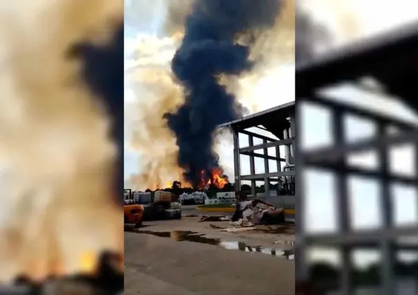 Fuga de gas causa explosión en ducto de Pemex en Tabasco