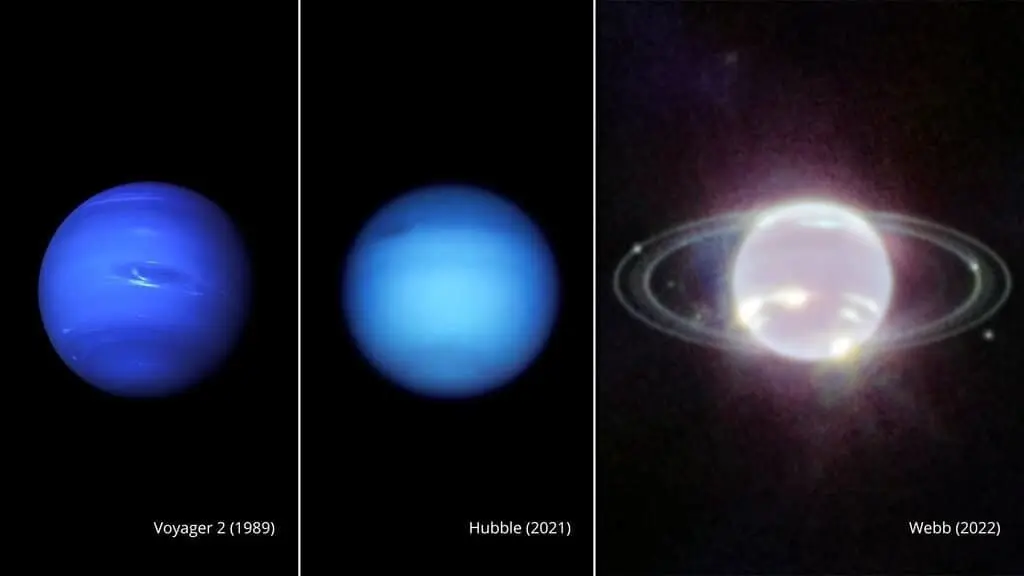 NASA impresiona con fotos de Neptuno tomadas por el James Webb