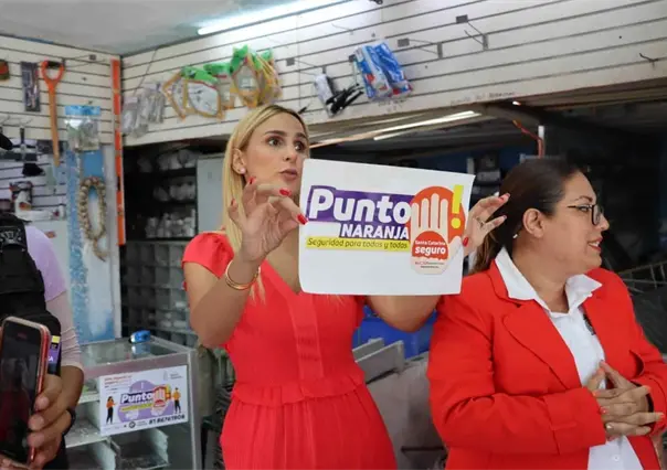 Buscan en Santa Catarina brindar seguridad a mujeres con Punto Naranja