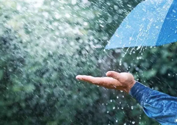 VIDEO: Se registra fuerte lluvia en Los Ramones, Nuevo León