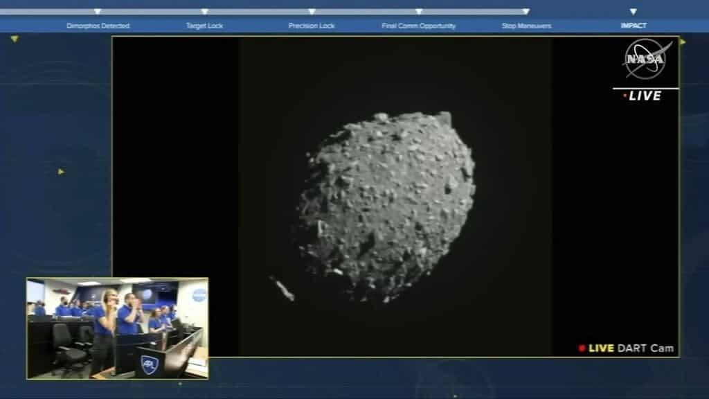 ¡De película! NASA choca nave contra asteroide en el espacio