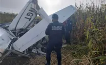 Desplome de avioneta deja 3 muertos en Edomex Desplome de avioneta deja 3 muertos en Edomex