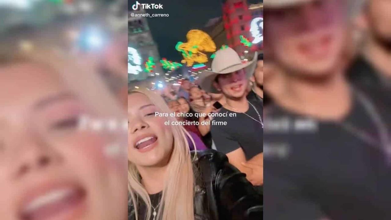 Joven encuentra el amor en concierto de Grupo Firme
