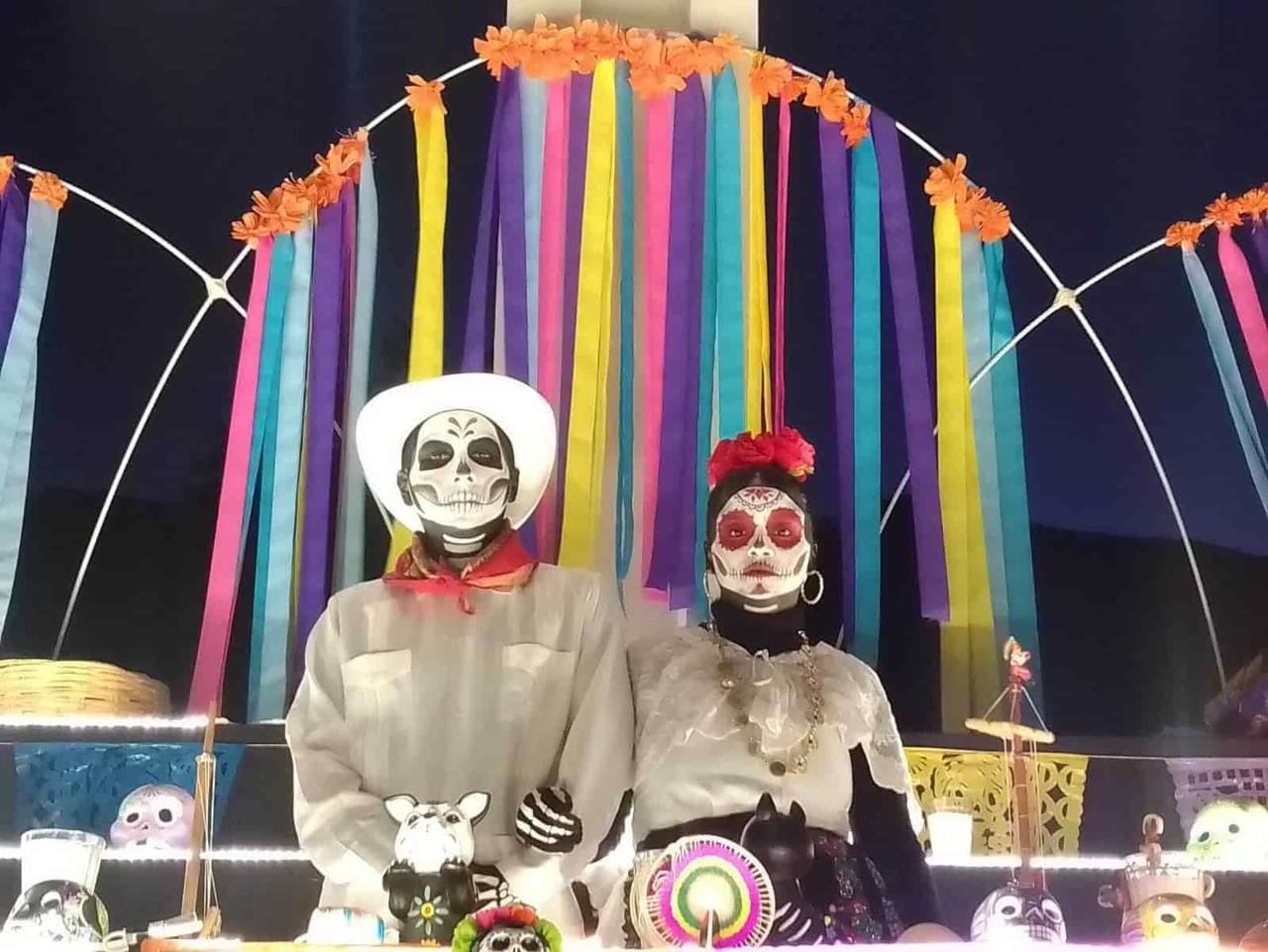 Celebra jardín Valle de la Paz, Día de muertos Cultura Viva