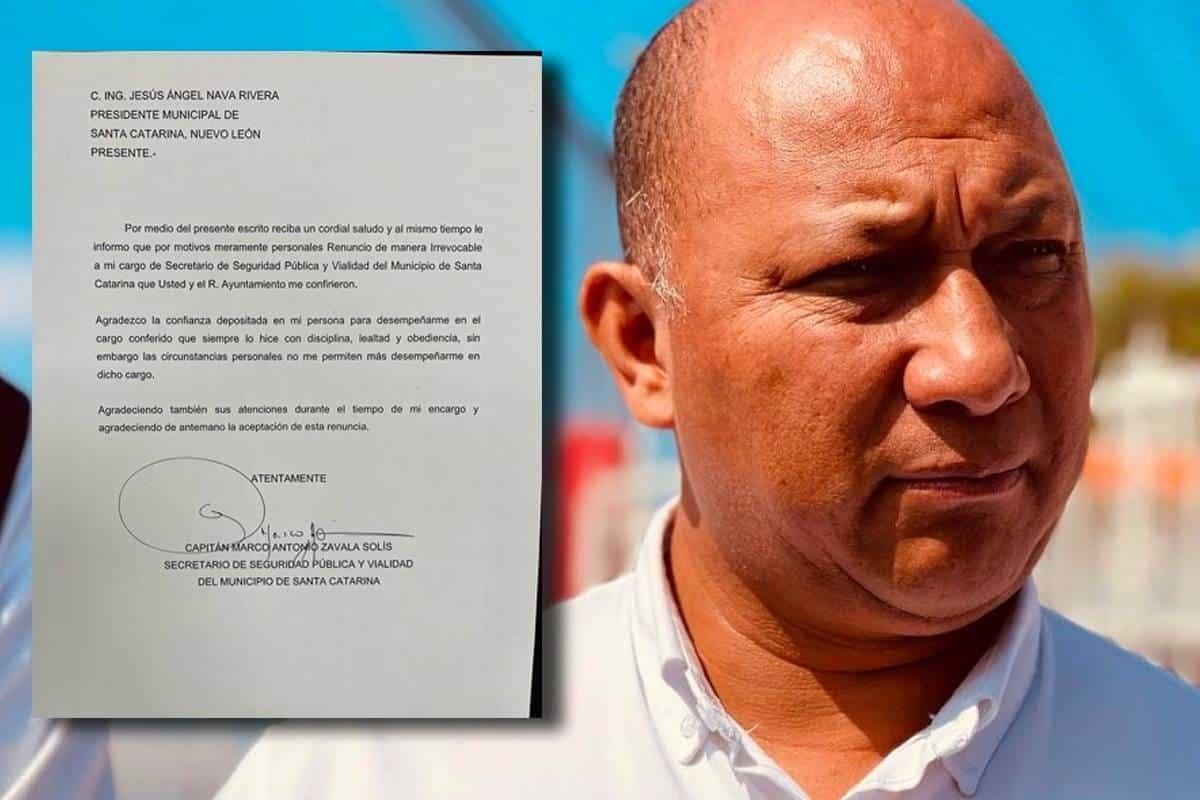 Renuncia Secretario de Seguridad Pública de Santa Catarina