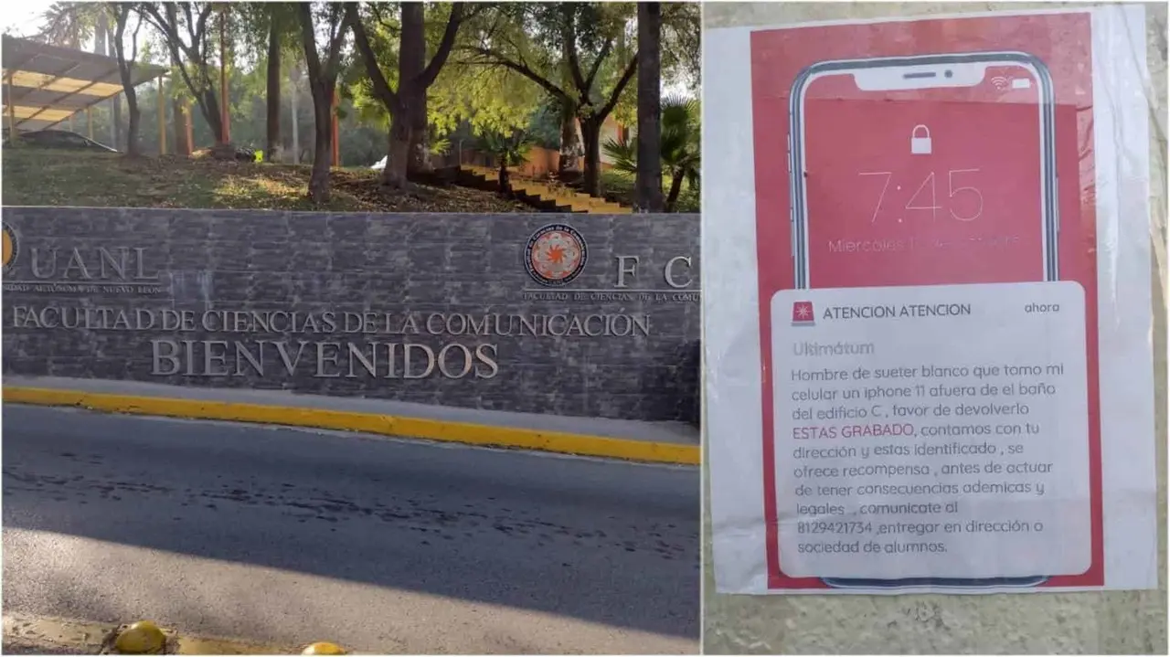 Estudiante de Facultad de Comunicación advierte a ladrón regrese celular