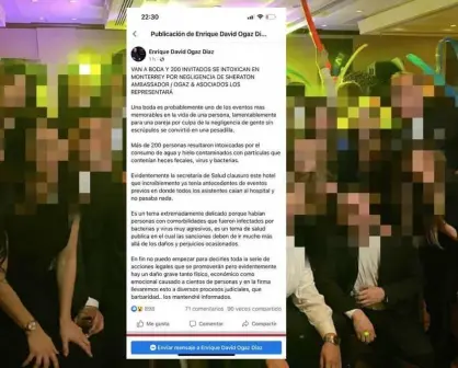 Promueven acciones legales contra Hotel Ambasador por intoxicación en boda