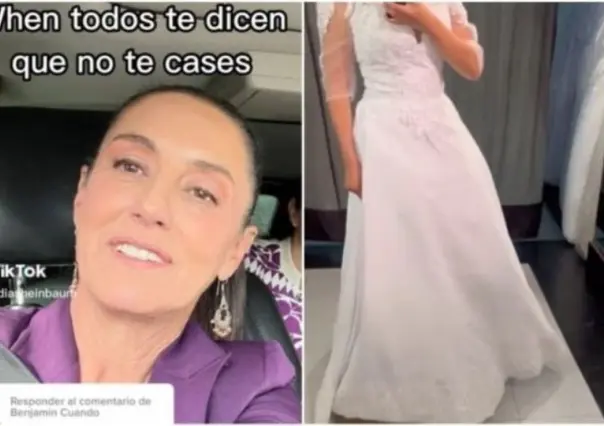 Claudia Sheinbaum busca vestido de novia en Centro Histórico de Ciudad de México