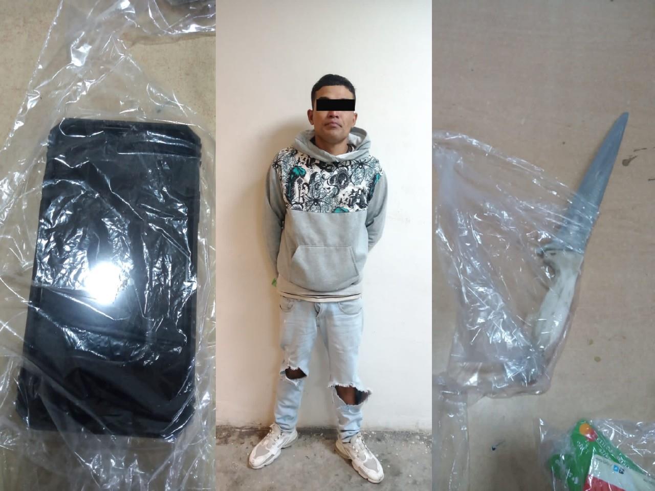 Asaltante es detenido en García