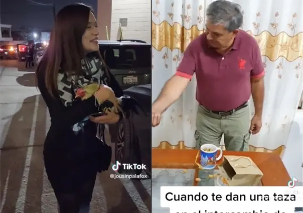 Entre tazas y gallos así van desilusiones por los regalos de intercambio