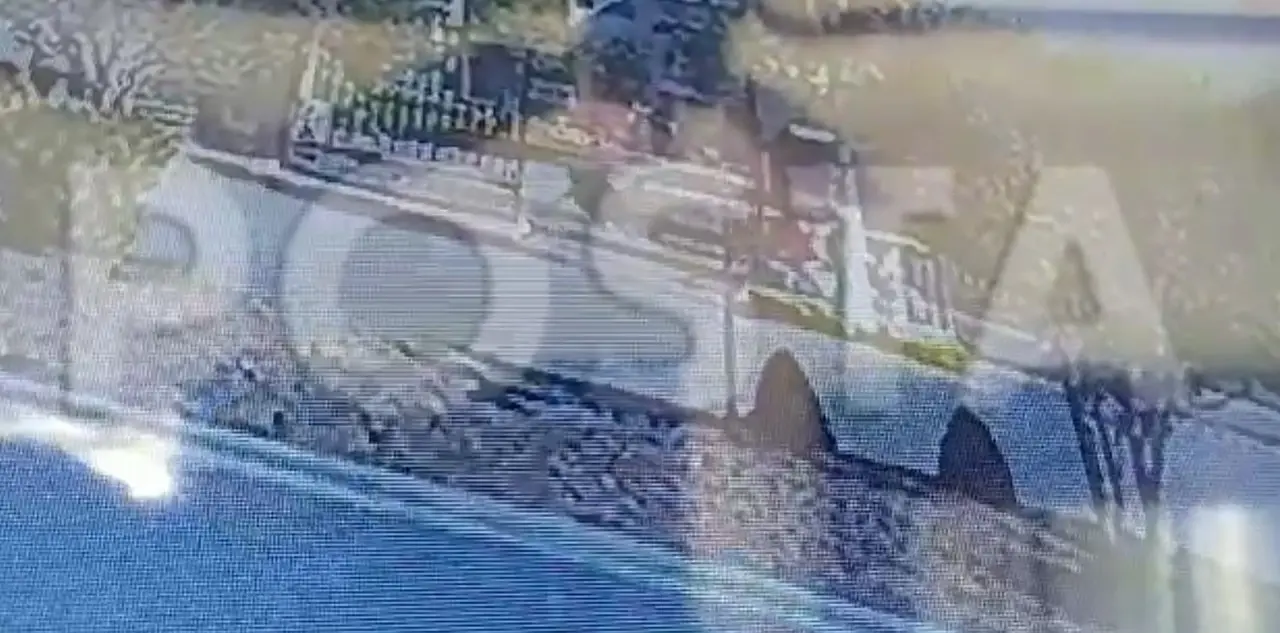 VIDEO: Captan atropello en colonia privada en Apodaca