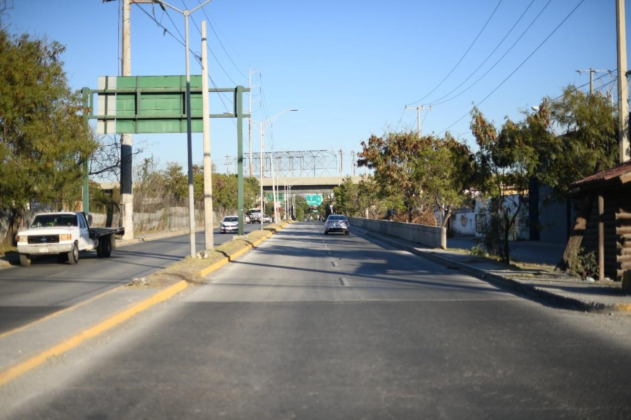 Rehabilitación de avenida Conchello tuvo una inversión de 66 millones 260 mil pesos. FOTO: Cortesía