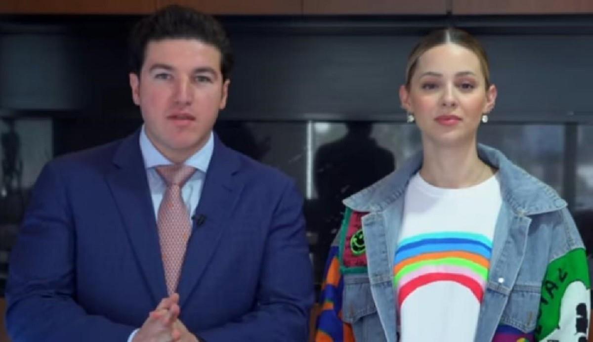 El gobernador de Nuevo León, Samuel García Sepúlveda, y su esposa la titular de Amar a Nuevo León, Mariana Rodríguez, enviaron un mensaje de Fin de Año a la ciudadanía. Foto: Armando Galicia