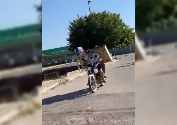 VIDEO: Registran saqueos en Culiacán tras captura de Ovidio Guzmán