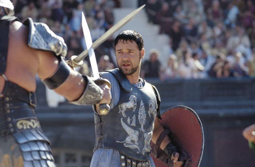 Gladiador se estrenó en el año 2000 y fue protagonizada por Russell Crowe