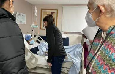 Sheinbaum visita a pacientes hospitalizados del trenazo de Línea 3 del Metro