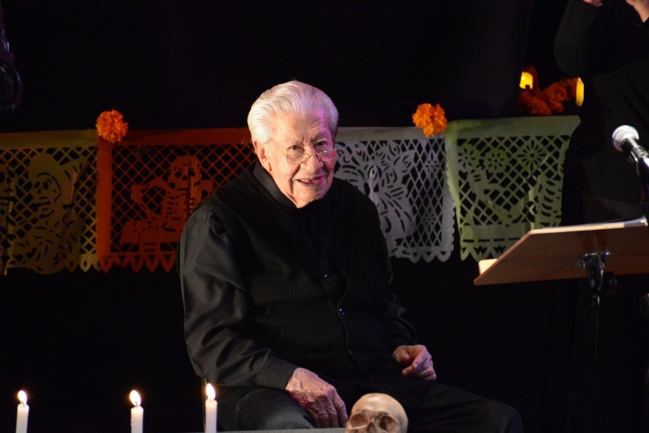 Ignacio López Tarso llega a los 98 años. FOTO: Facebook