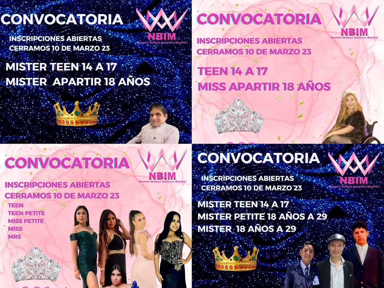 Anuncian Nuestra Belleza Inclusiva Mundial