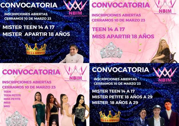 Anuncian Nuestra Belleza Inclusiva Mundial