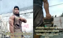 VIDEO: Sorprende albañil legendario en TikTok por su régimen de ejercicios