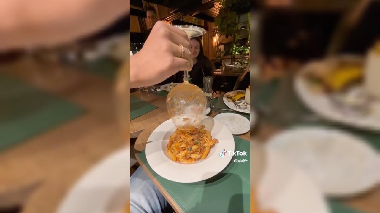 VIDEO: Pasta en copa… la nueva tendencia en redes sociales