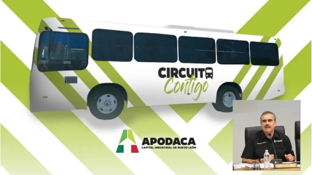 Con Circuito Contigo Apodaca brinda siete rutas de transporte gratuito