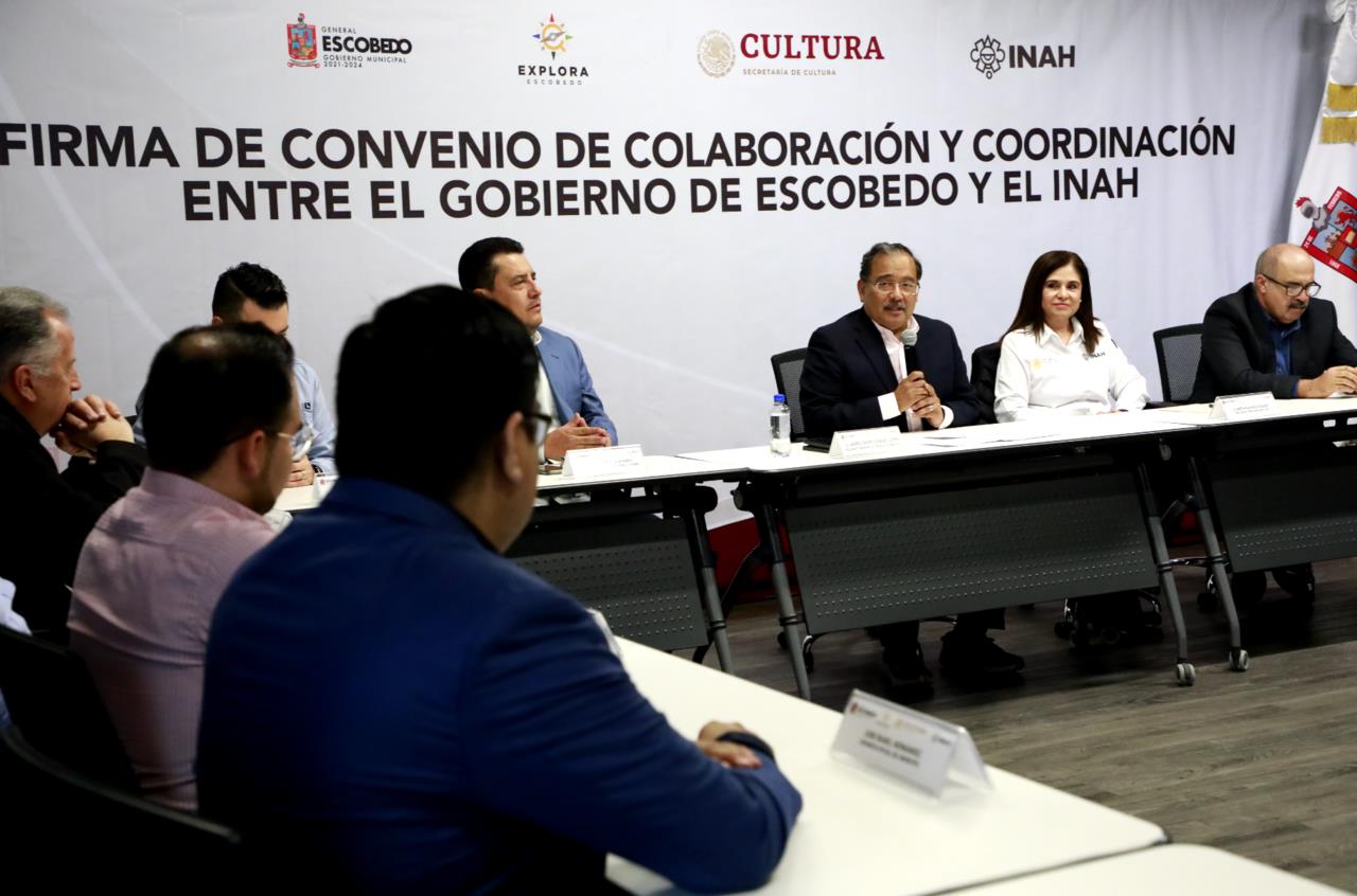Escobedo se une al INAH para conservación de patrimonio histórico