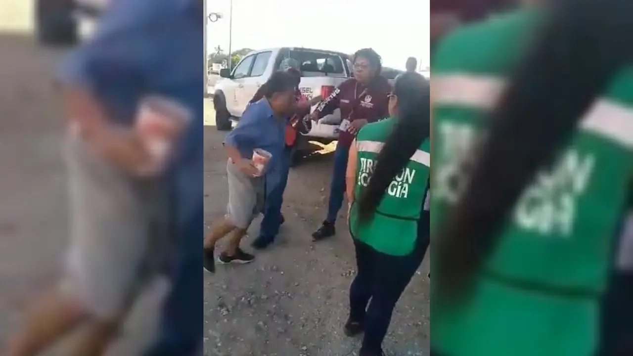 Comerciante intenta quemar a funcionaria en Oaxaca