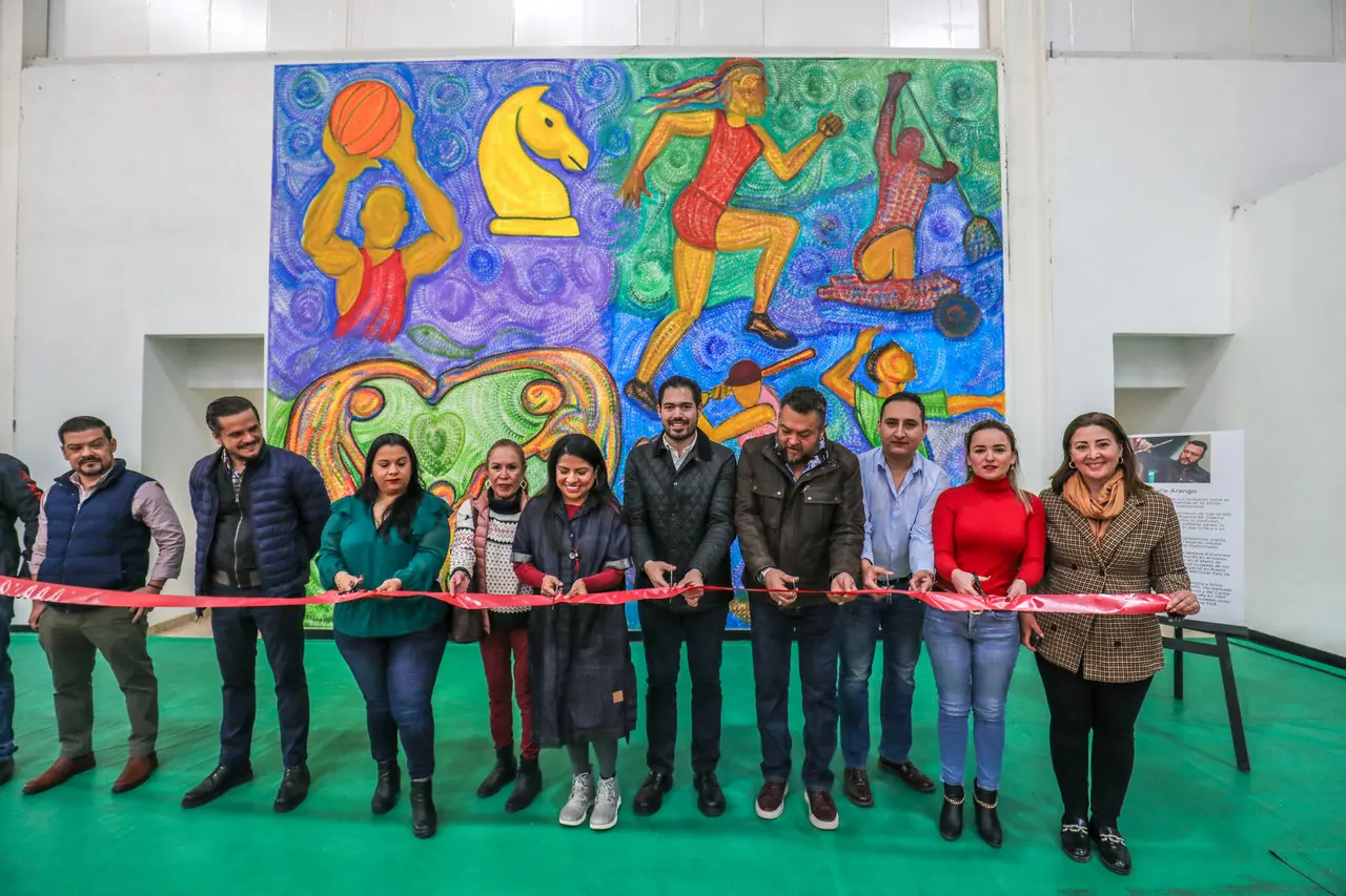 Inauguran en Santiago mural del artista Gabriel Calle Arango