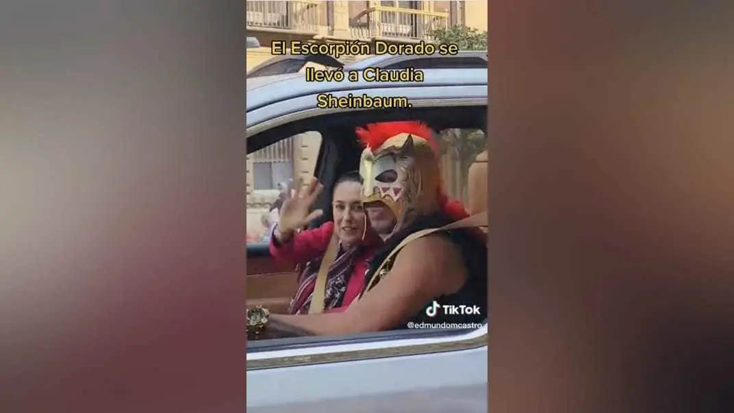 Fue a través de TikTok que se difundieron las imágenes de la jefa de gobierno capitalina. Foto: Especial/ PostaMX