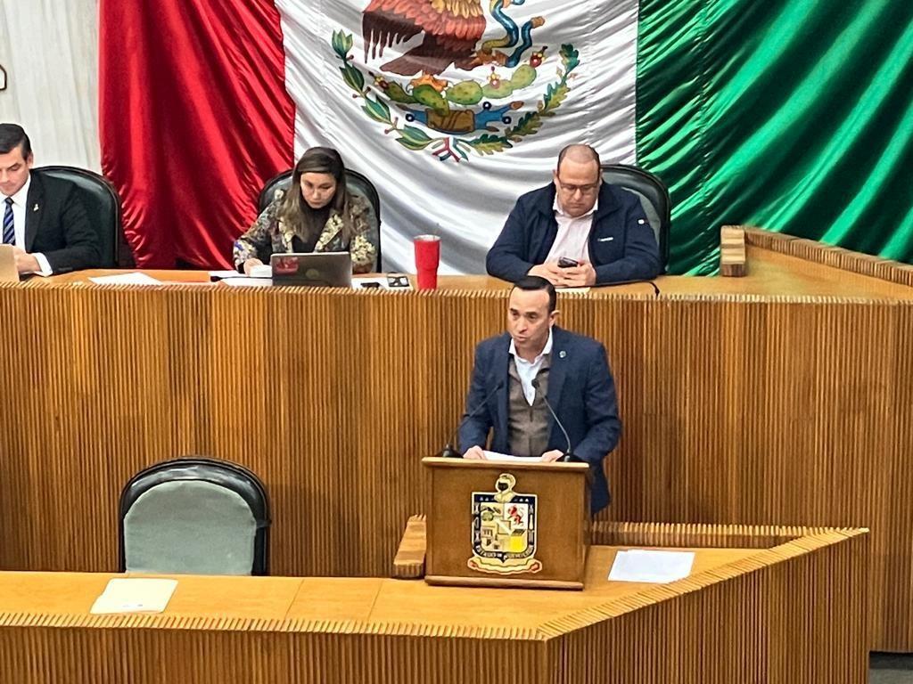Coordinador de la bancada del Partido Acción Nacional, Carlos de la Fuente Flores. Foto. Armando Galicia