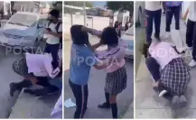 ¿Reto viral? Estudiantes de la secundaria 85 se pelean a golpes